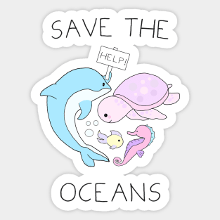 Save The Oceans Sticker